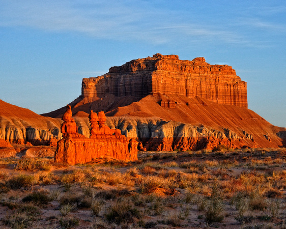 The Three Sisters and Wildhorse Butte